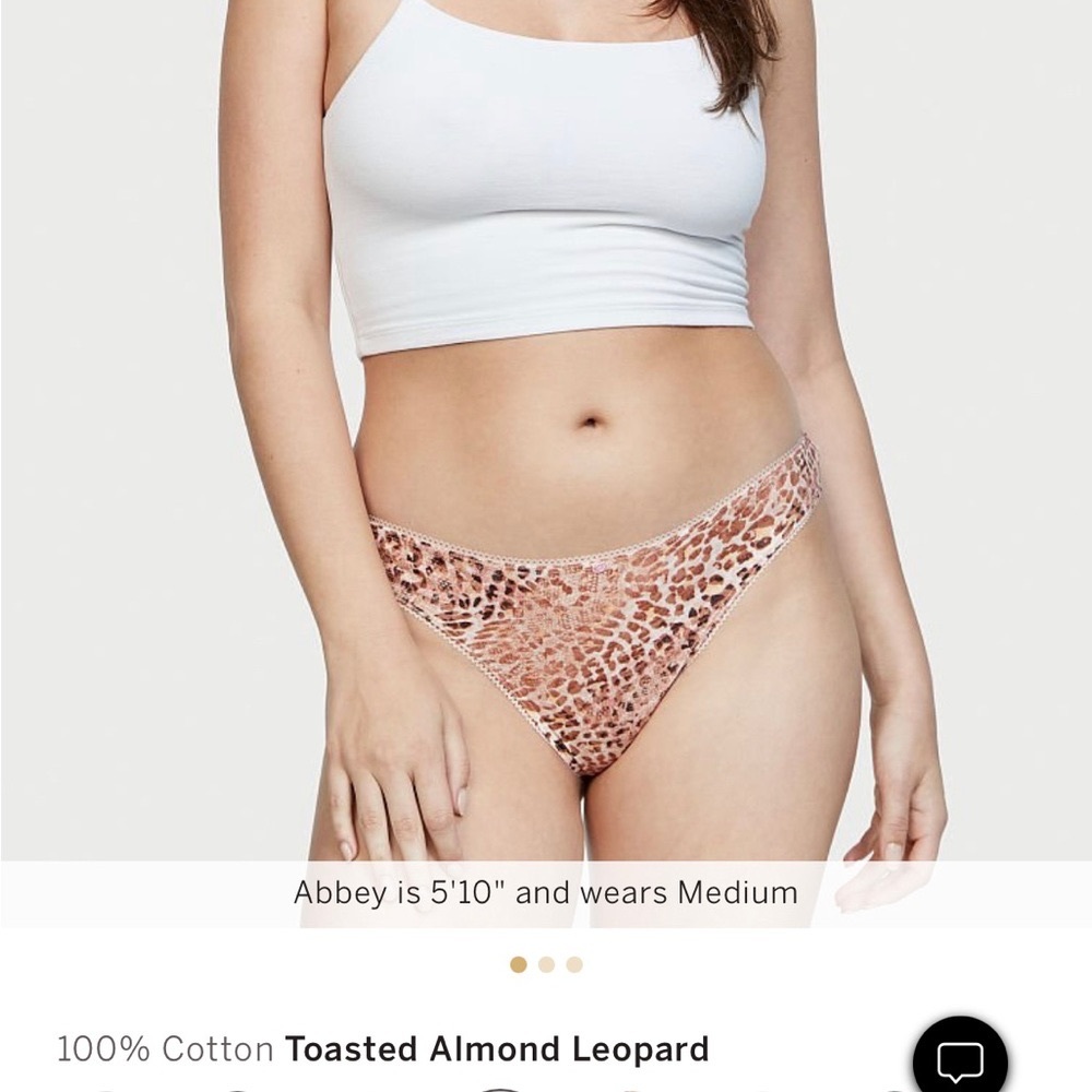 New VS cotton thong